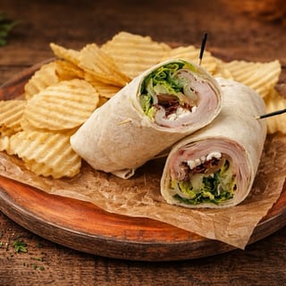 Cranberry Turkey Club Wrap