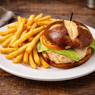 Fried Buffalo Chicken Sandwich with FF