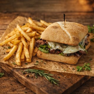 Steak & Cheese Ciabatta